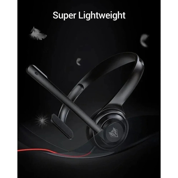 NUBWO HW02 USB Headset With Microphone Noise Cancelling & In-Line Control W/Bag - Picture 8 of 11